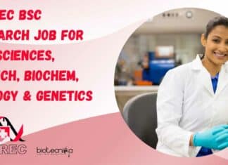 ACTREC BSc Research Job