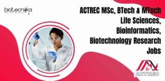 ACTREC Bioinformatics Research Jobs