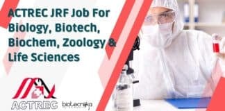 ACTREC JRF Job 2023