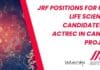 JRF Positions For MSc Life Sciences Candidates at ACTREC In Cancer Project ACTREC JRF Jobs 2023