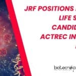 ACTREC JRF Jobs 2023