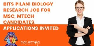 BITS Pilani Biology Research
