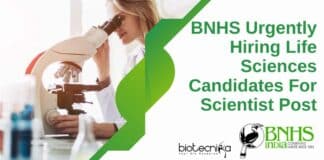 BNHS Scientist Job