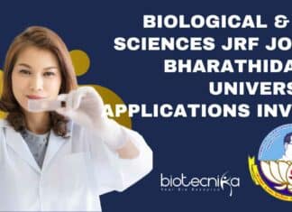 Bharathidasan University Research Job
