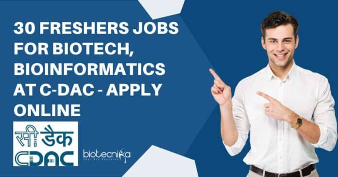 C-DAC Pune Freshers Job