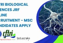 CFTRI Biological Sciences JRF Online Recruitment – MSc Candidates Apply CFTRI Biological Sciences JRF