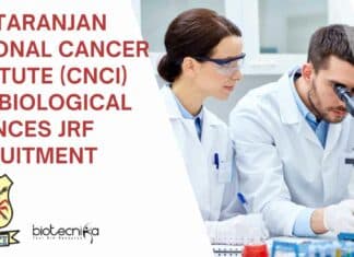 CNCI Biological Sciences JRF