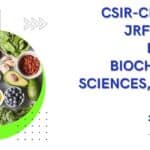 CSIR-CFTRI MSc JRF Job