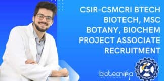 CSIR-CSMCRI BTech Biotech