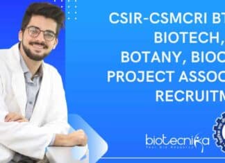 CSIR-CSMCRI BTech Biotech