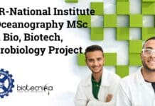 CSIR-National Institute of Oceanography MSc Mol Bio, Biotech, Microbiology Project Job CSIR-NIO Project Job Opening