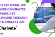 Clarivate Hiring Life Sciences Candidates For Associate Healthcare Research & Data Analyst Job Clarivate Life Sciences Job Hiring