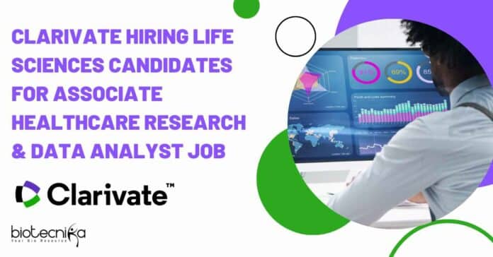 Clarivate Life Sciences Job Hiring