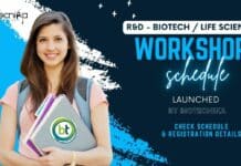 Biotech & Life Science National Workshops Schedule Launched – Check Details Biotech Life Science Workshops