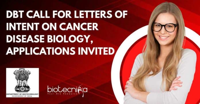 DBT Call For Letters of Intent