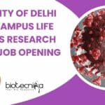 Delhi Research Vacancy SRF