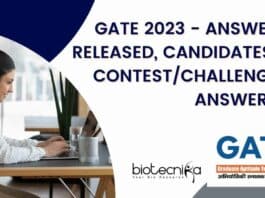 GATE 2023 Answer Key Released