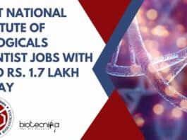 Govt National Institute of Biologicals Scientist Jobs With Up to Rs. 1.7 Lakh pm Pay Govt NIB Scientist Jobs