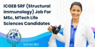 ICGEB SRF (Structural Immunology) Job