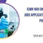 ICMR-NIIH Research Jobs