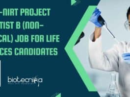 ICMR-NIRT Project Scientist Non-Medical