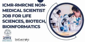 ICMR-RMRCNE Non-Medical Scientist