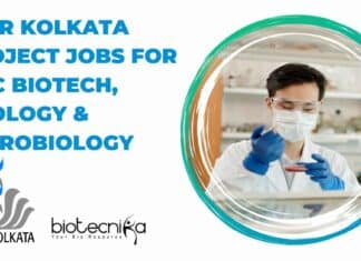 IISER Kolkata Project Jobs