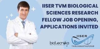 IISER TVM Research Vacancy