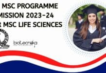 IISc MSc Programme Admission 2023-24 For MSc Life Sciences IISc MSc Admission 2023-24