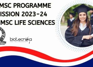IISc MSc Admission 2023-24