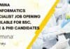 Illumina Bioinformatics Specialist Job Opening Available For BSc, MSc & PhD Candidates Illumina Bioinformatics Specialist Job