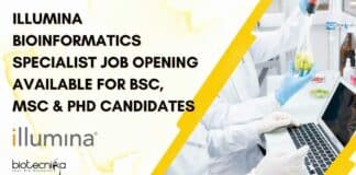 Illumina Bioinformatics Specialist Job