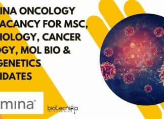 Illumina Oncology Job Vacancy