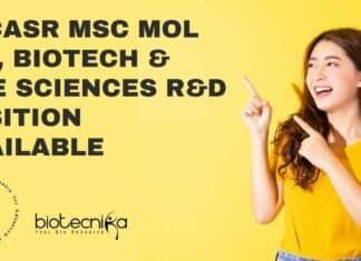JNCASR MSc Mol Bio