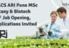 MACS ARI Pune MSc Botany & Biotech JRF Job Opening, Applications Invited MACS ARI Pune MSc