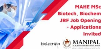 MAHE MSc Biotech
