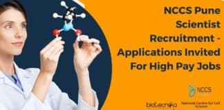NCCS Pune Scientist Recruitment