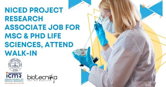 NICED Project Research Vacancy