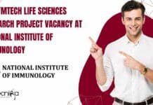 MSc/MTech Life Sciences Research Project Vacancy at National Institute of Immunology NII Delhi JRF Job