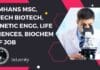NIMHANS MSc, MTech Biotech, Genetic Engg, Life Sciences, Biochem JRF Job NIMHANS Genetics JRF Jobs
