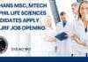 NIMHANS MSc, MTech & MPhil Life Sciences Candidates Apply For JRF Job Opening NIMHANS JRF Opening 2023