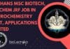 NIMHANS MSc Biotech, Biochem JRF Job In Neurochemistry Dept, Applications Invited NIMHANS MSc Biochem JRF
