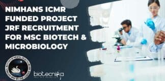 NIMHANS Project JRF Recruitment