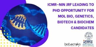 NIN JRF to PhD For Mol Bio