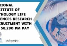 National Institute of Pathology Life Sciences Research Recruitment With Rs. 58,290 pm Pay NIP Research Associate Vacancy