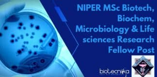 NIPER MSc Biotech