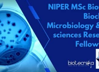 NIPER MSc Biotech