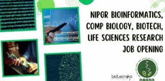 NIPGR Bioinformatics Research Vacancy