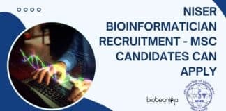 NISER Bioinformatician Recruitment