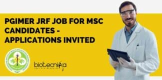 PGIMER JRF Job For